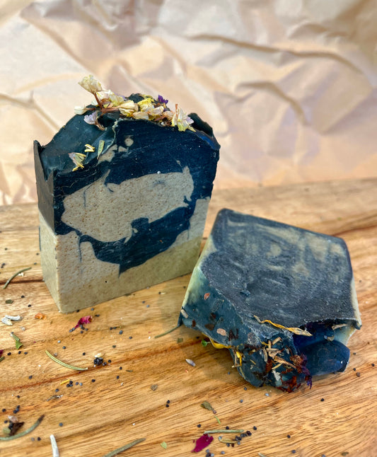 Activated Charcoal + Moringa Soap